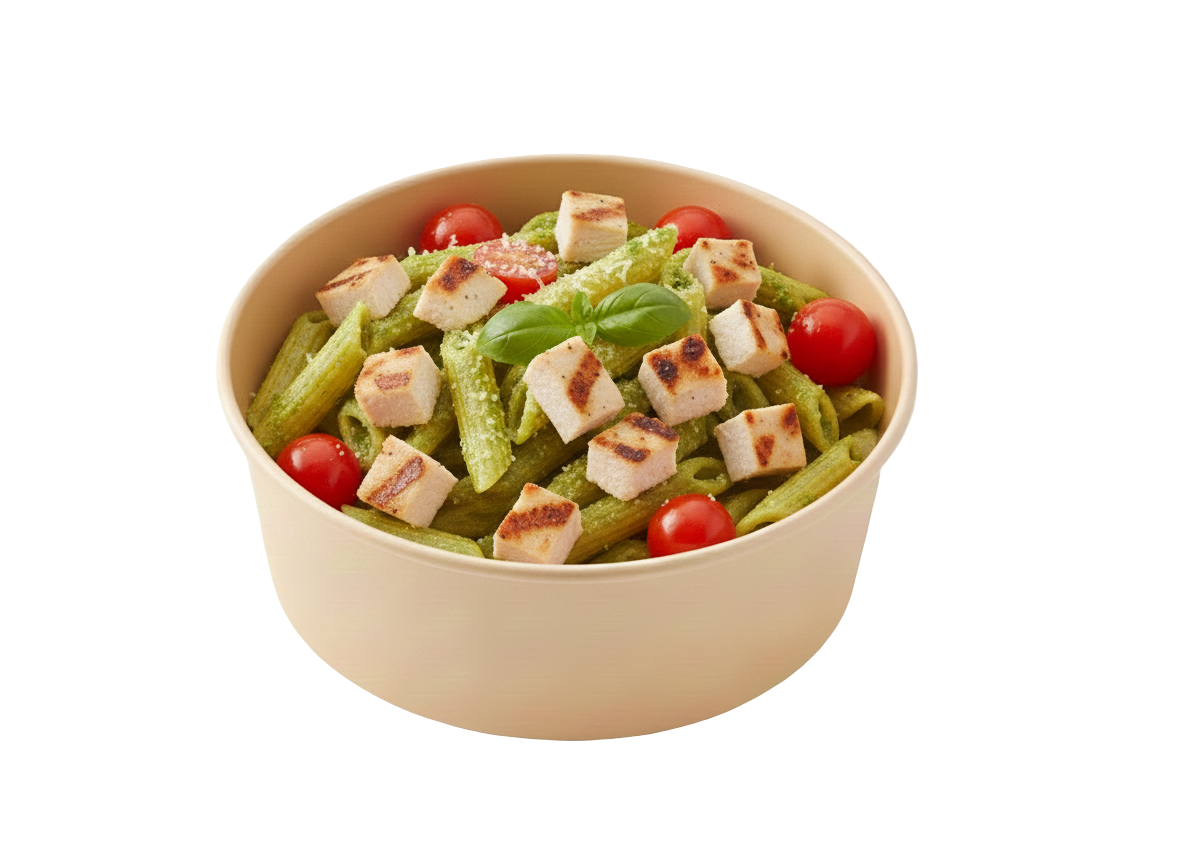 Penne Pesto Chicken - Gallery Pizza Bangkok